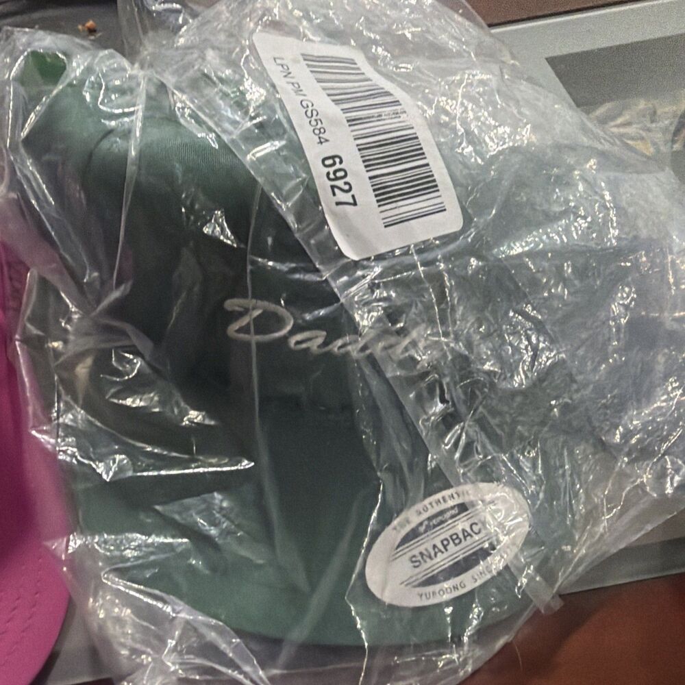 Yupong Golf Hat NWT Daddy Caddy SnapBack Green